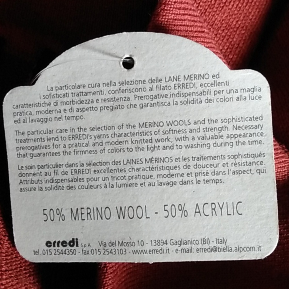 NWT Preswick & Moore Merino Wool Blend Sweater Size Medium Rust - Picture 7 of 8